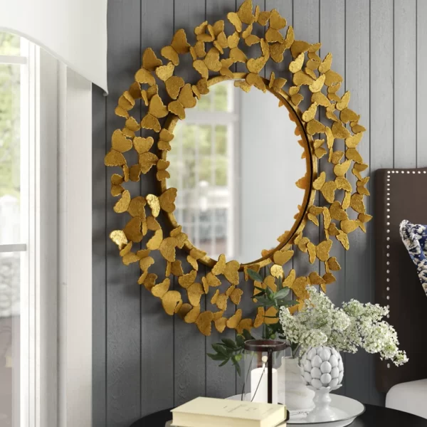 Butterflies Frame Mirror Wall Art