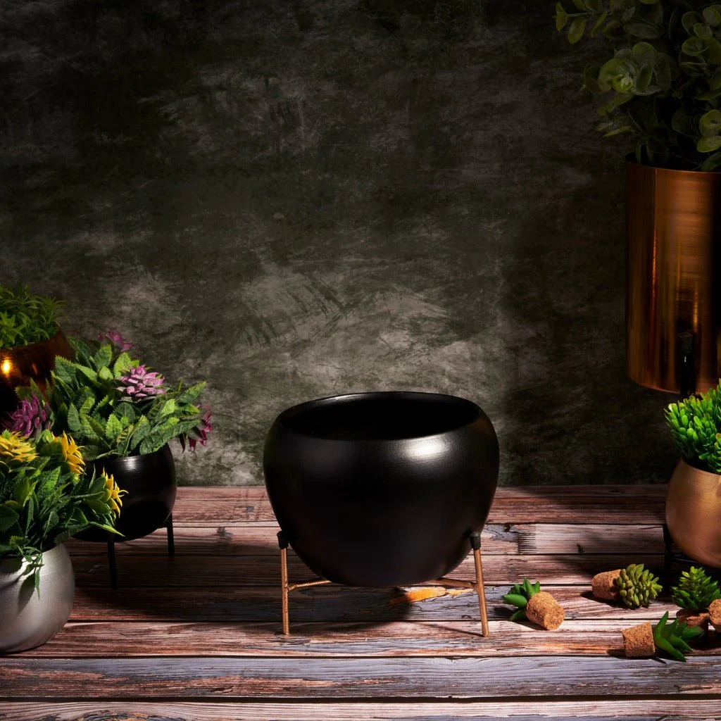 Planter stand - Bowl (Black)