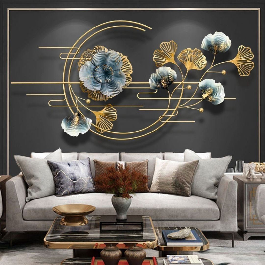 Musical Flower Metal Wall Art