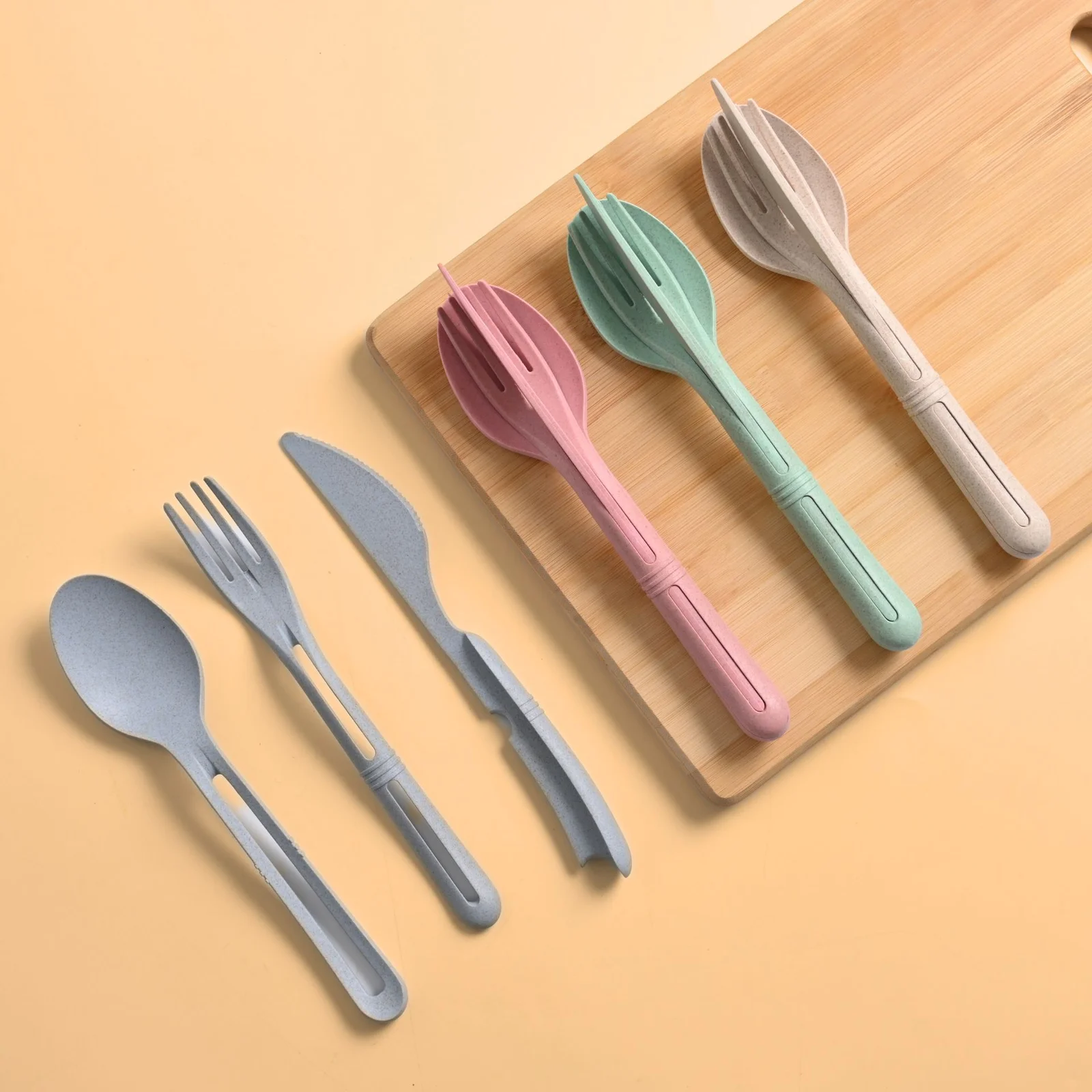 Earth Friendly Cutlery Set for Dining Table Set of 4