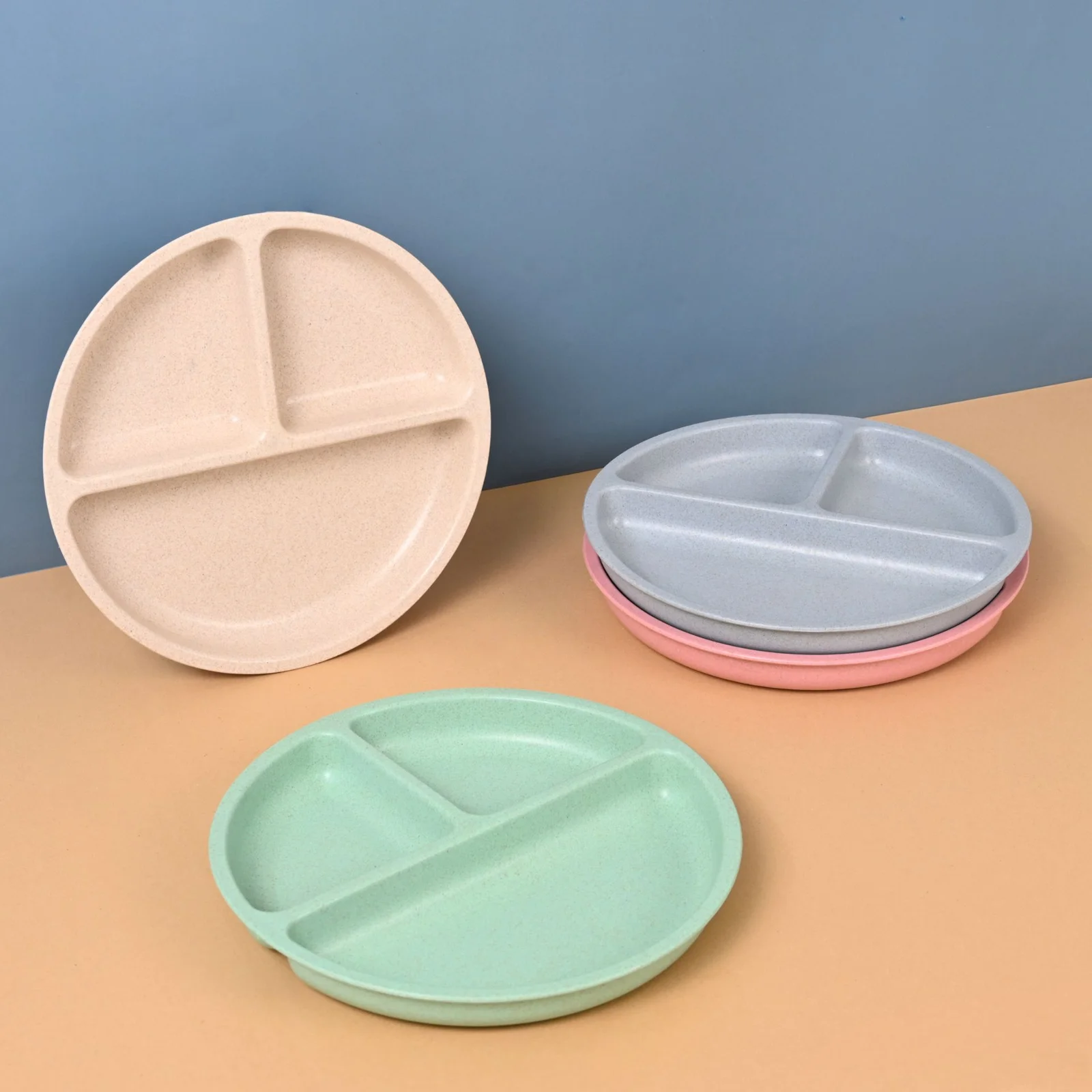 Earth-Friendly Plates for Kids - Set of 4